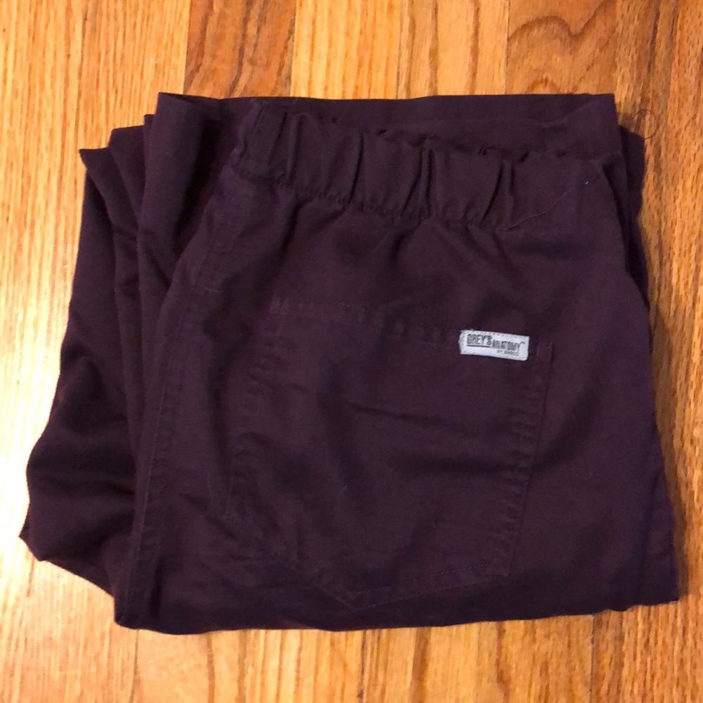 Grey’s anatomy purple scrub bottoms women’s